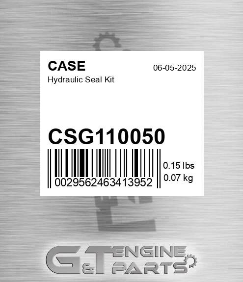 CSG110050 Hydraulic Seal Kit