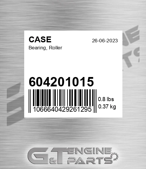 604201015 Bearing, Roller