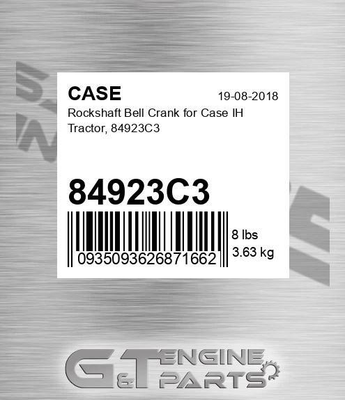 84923C3 CASE Rockshaft Bell Crank For Case Ih Tractor,