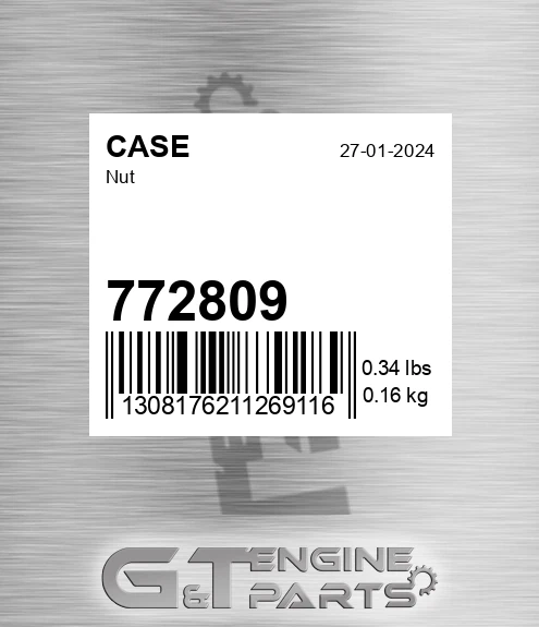 772809 CASE Nut