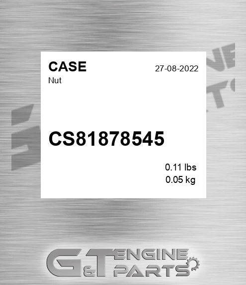 CS81878545 CASE Nut
