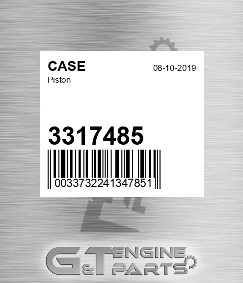 3317485 CASE Piston