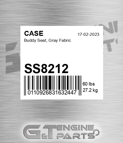 SS8212 Buddy Seat, Gray Fabric