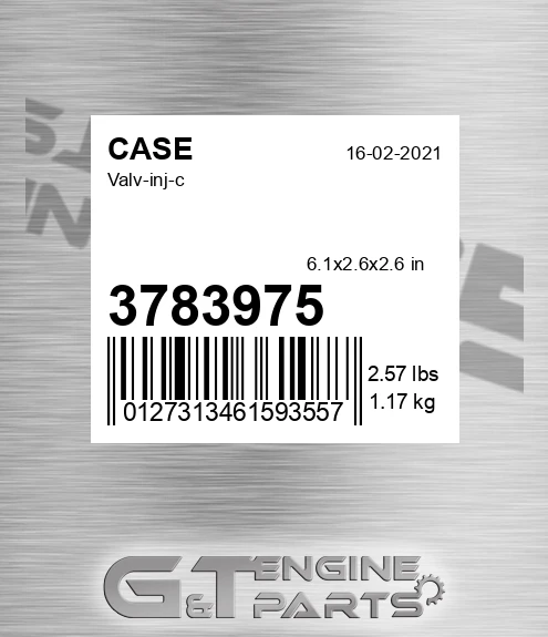 3783975 CASE Valv-inj-c
