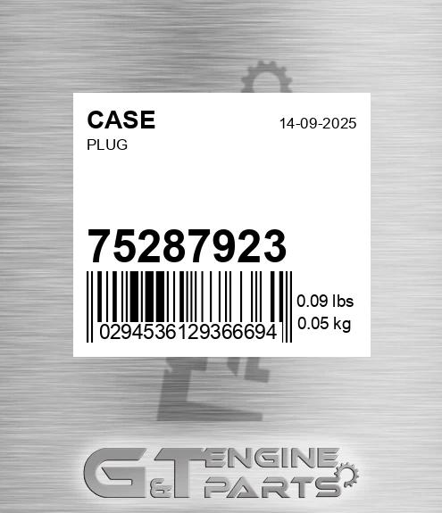 75287923 CASE Plug