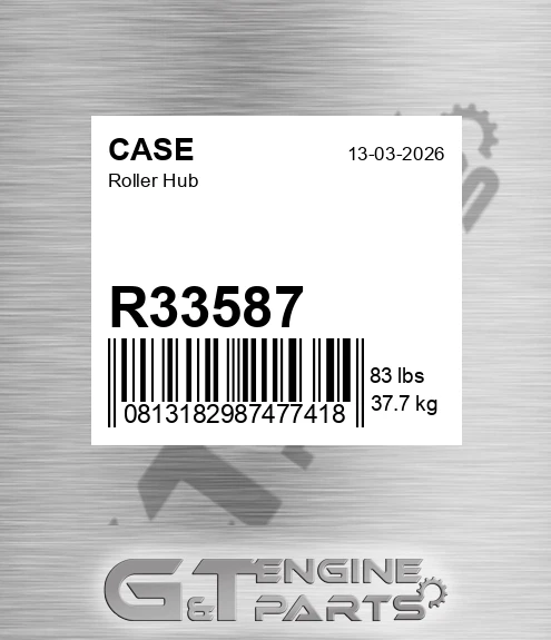 R33587 Roller Hub for CASE