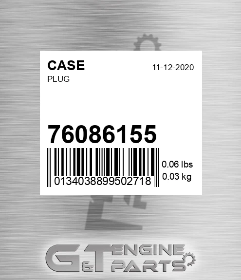 76086155 Plug