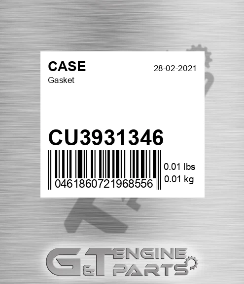 CU3931346 Gasket