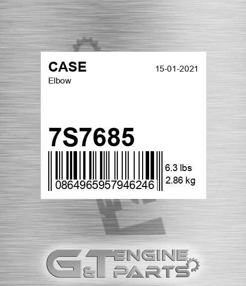7S7685 Elbow