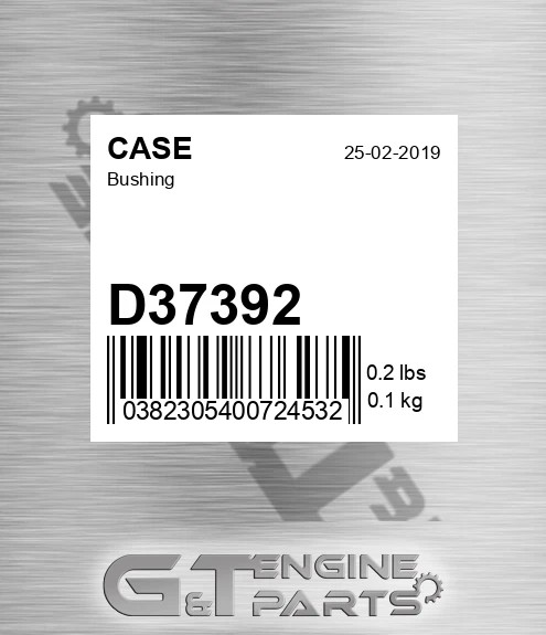 D37392 CASE Bushing