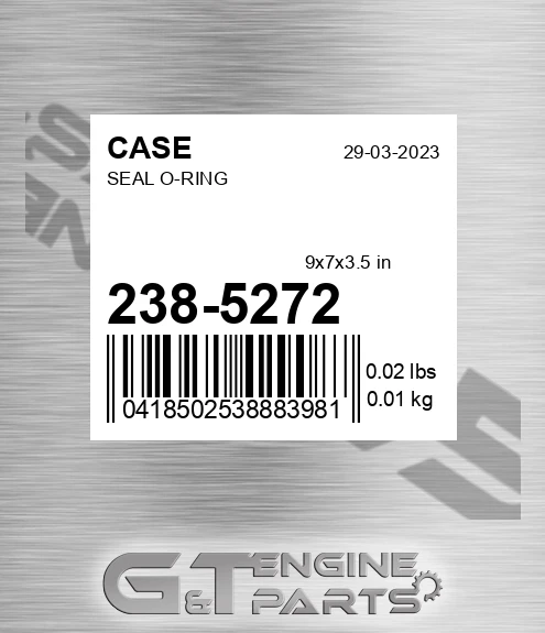 238-5272 Seal O-ring