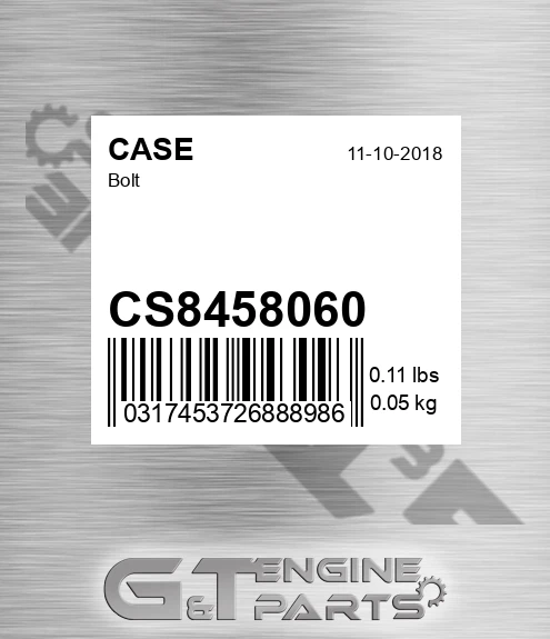 CS8458060 Bolt