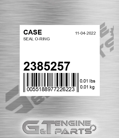 238-5257 Seal O-ring