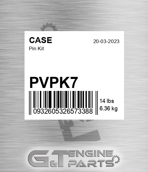 PVPK7 CASE Pin Kit
