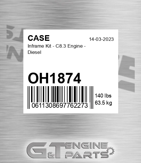 OH1874 Inframe Kit - C8.3 Engine - Diesel