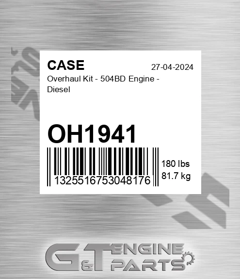 OH1941 Overhaul Kit - 504bd Engine - Diesel