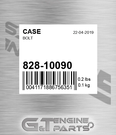 828-10090 CASE Bolt