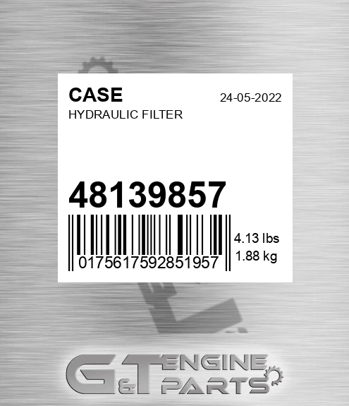 48139857 Hydraulic Filter