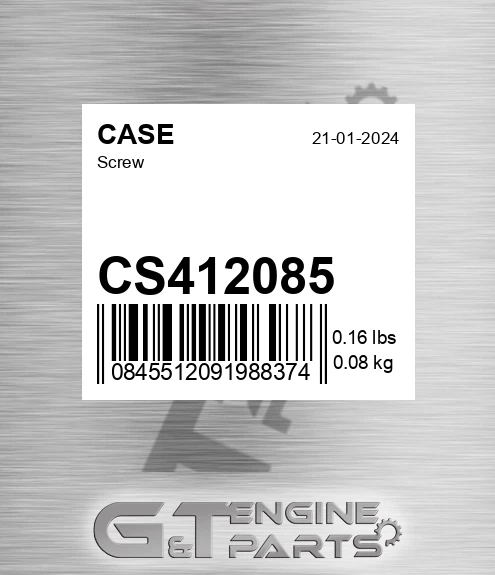 CS412085 CASE Screw