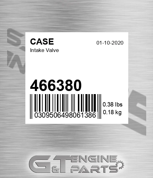 466380 Intake Valve