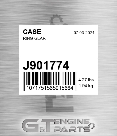 J901774 Ring Gear