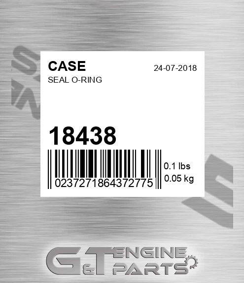 18438 Seal O-ring