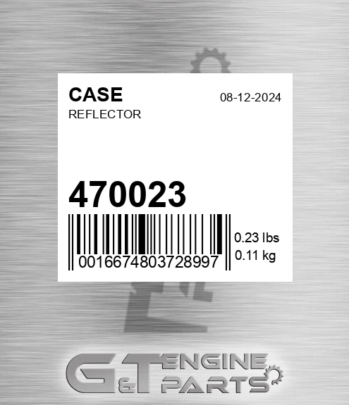 470023 CASE Reflector