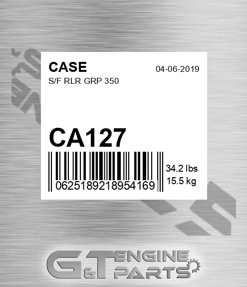 CA127 CASE S/f Rlr Grp 350