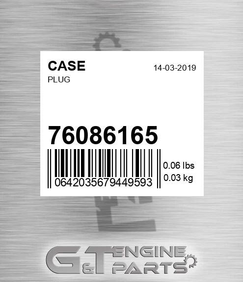 76086165 Plug