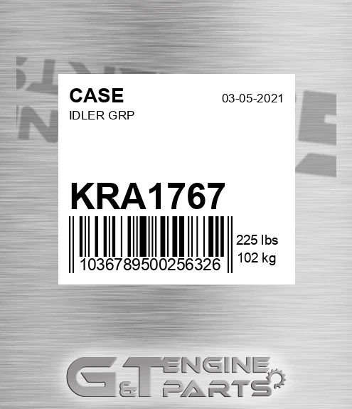 KRA1767 Idler Grp