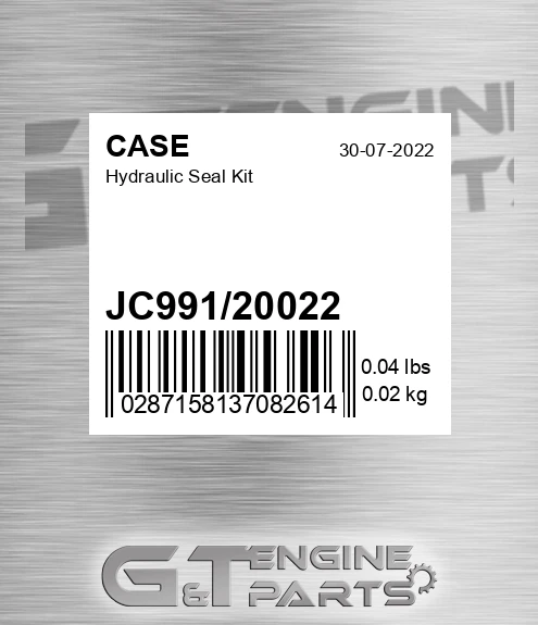 JC991/20022 Hydraulic Seal Kit