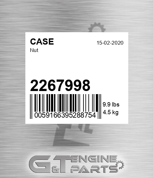 2267998 CASE Nut