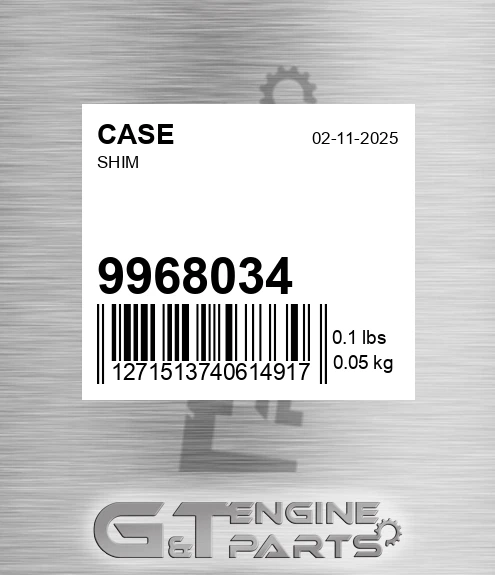 9968034 CASE Shim