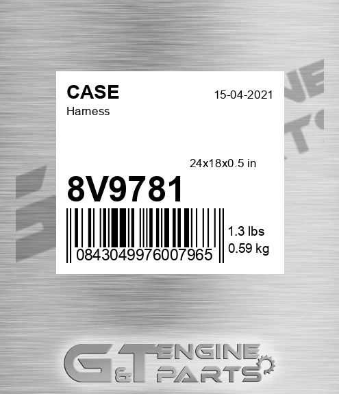 8V9781 CASE Harness