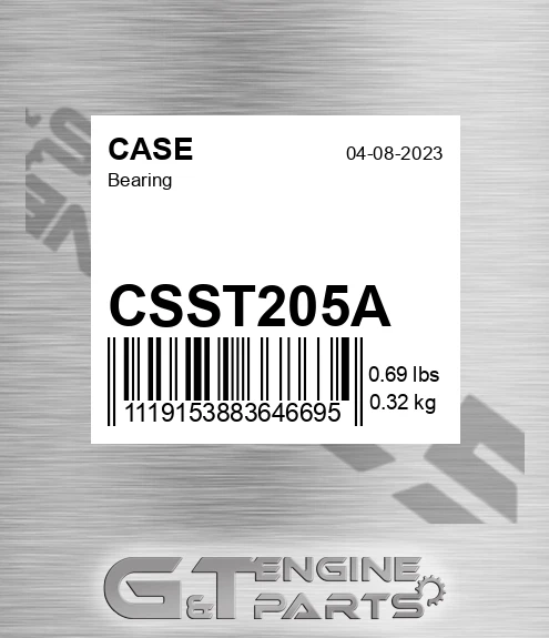 CSST205A Bearing