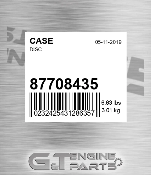 87708435 CASE Disc