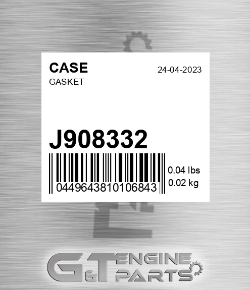 J908332 Gasket