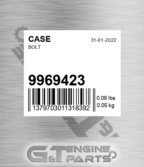 9969423 Bolt