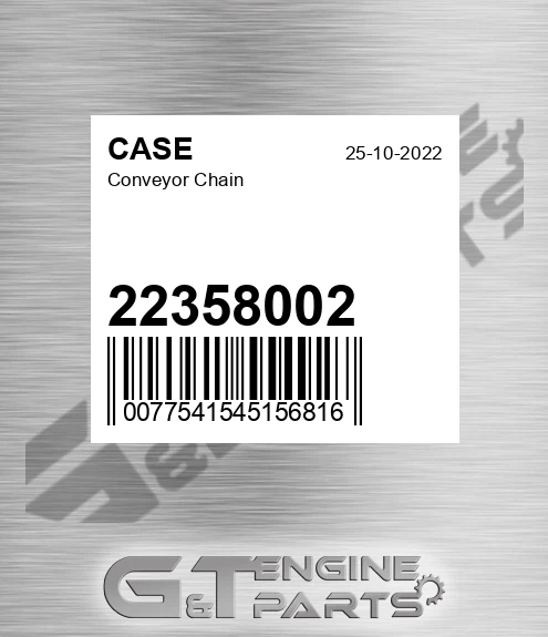 22358002 CASE Conveyor Chain