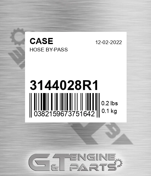3144028R1 CASE Hose By-pass