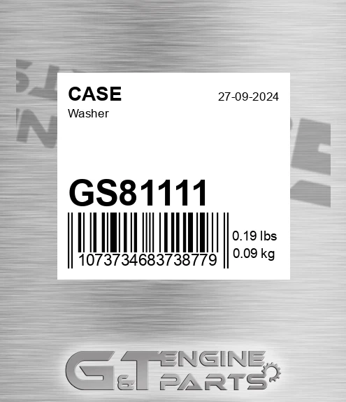 GS81111 Washer