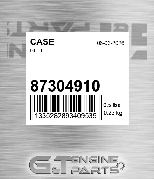 87304910 Belt for CASE