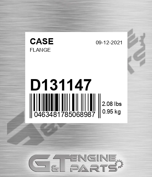 D131147 CASE Flange