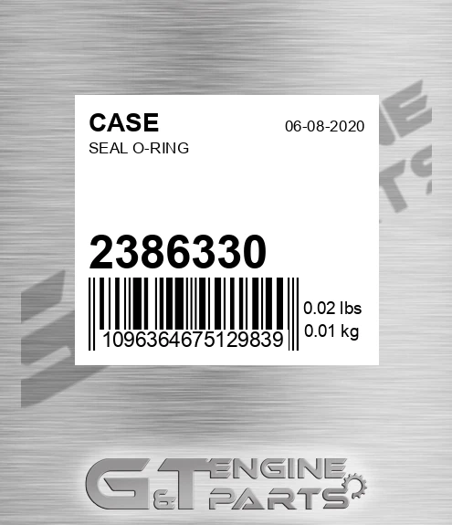238-6330 Seal O-ring