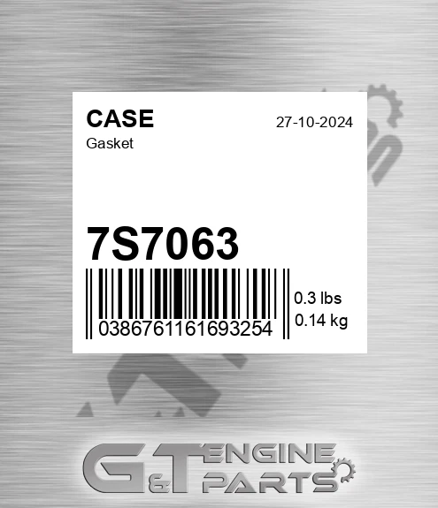 7S7063 Gasket