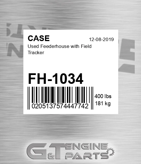 FH-1034 Used Feederhouse With Field Tracker