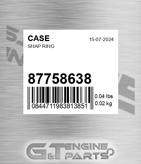 87758638 CASE Snap Ring