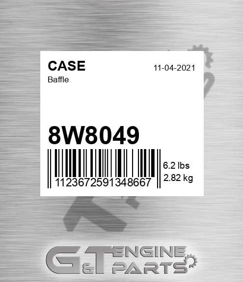 8W8049 CASE Baffle