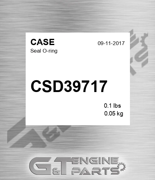 CSD39717 Seal O-ring