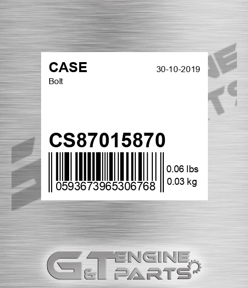 CS87015870 Bolt
